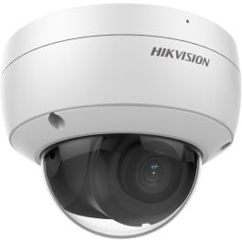 Hikvision Cámara IP Minidomo 8MP 4K AcuSense 2.8mm Antivandálica IR30 WDR H.265+ IK10 IP67 PoE Micrófono