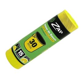 ZAP 320185 Rollo 15 Unidades Bolsa Basura Amarillo Olor Limon 30 Litros Precio: 7.79000057. SKU: B1GKTKZ7AF