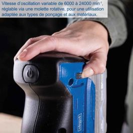 Scheppach C-OBS125-X Lijadora Excéntrica 20V IXES, 125 mm, Oscilación 2mm, Fijación Velcro, sin Batería ni Cargador Scheppach C-OBS125-X Lijadora Excéntrica 20V IXES, 125 mm, Oscilación 2mm, Fijación Velcro, sin Batería ni Cargador