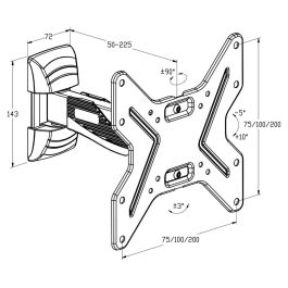 Soporte TV TM Electron 26"-40" 25 kg Soporte TV TM Electron 26"-40" 25 kg