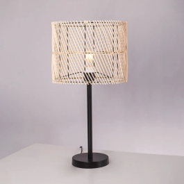 Lámpara de Mesa Porbandar SKD-T1020 Ratán Precio: 47.49999958. SKU: B1HQAF232G