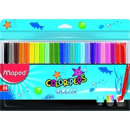 Rotulador Fibra Maped Color´Peps Ocean Estuche De 24 Precio: 4.79000038. SKU: B126LFM8W9