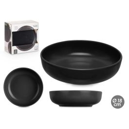 Plato Hondo Gres Negro 18 cm - Vessia (36 Unidades) Plato Hondo Gres Negro 18 cm - Vessia (36 Unidades)