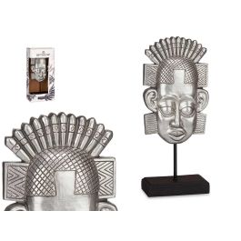 Cabeza Indio con Base Plata Giftdecor 17.5x36x10.5 cm - Poliresina (4 Unidades) Precio: 64.49999985. SKU: S3611816