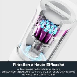 Eureka E10S Aspiradora Robot Blanco 4000 Pa, 180 min de autonomía, 200 ml