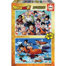 Puzzle 2x100 piezas dragon ball Precio: 14.49999991. SKU: S2403690