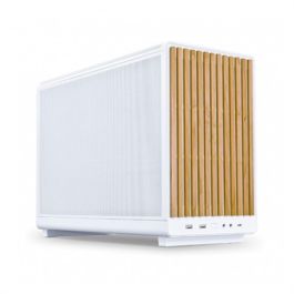 LIAN LI & DAN Cases A3-mATX Caja PC Micro-ATX Compacta 26.3L Edición Madera Nogal Negro, Soporte AIO 360mm