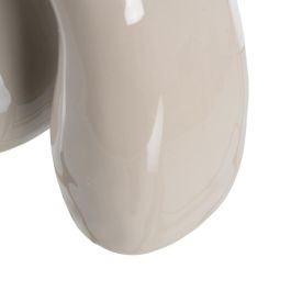 Lámpara Mesa Beige Cerámica Iluminación 35 X 20 X 45 cm