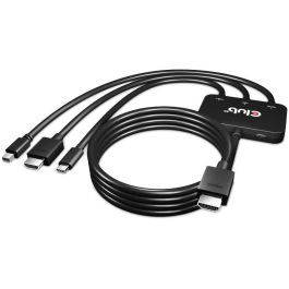 Club 3D Adaptador USB-C + HDMI + Mini DisplayPort 1.2 a HDMI 4K 60Hz HDR Activo Precio: 102.50000024. SKU: B12B5YD9YS