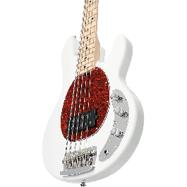 Sterling Bajo Eléctrico Ray25Ca Stingray Classic M/M Olympic White - Preamplificador Activo 2 Bandas, Cejuela 38mm