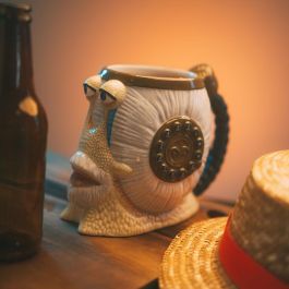 ERIK Jarra Den Den Mushi One Piece 800ml Dolomita Pintada a Mano