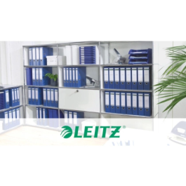 Leitz Archivador de Palanca 180º DIN A4 Maxi Polipropileno Lomo 80 mm Azul