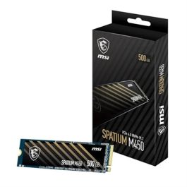 MSI S78-440K190-P83 Disco Duro Interno SSD M.2 PCIe Gen4 500GB NVMe – Lectura 3600MB/s Escritura 2300MB/s