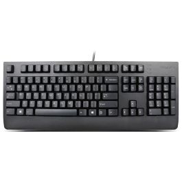 Lenovo Teclado Tradicional USB, 104 teclas QWERTY, Diseño Moderno Ergonómico y Ambidiestro, Conexión USB-A, Color Negro para Uso Prolongado Lenovo Teclado Tradicional USB, 104 teclas QWERTY, Diseño Moderno Ergonómico y Ambidiestro, Conexión USB-A, Color Negro para Uso Prolongado