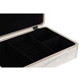 Caja Boho DKD Home Decor Natural 18 x 6.5 x 28 cm (2 Unidades) Caja Boho DKD Home Decor Natural 18 x 6.5 x 28 cm (2 Unidades)