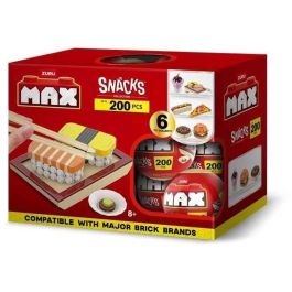 Zuru ZUR4894680036628 Juego de Construcción Mini Snack, 6 Mini Snacks coleccionables, hasta 200 piezas, surtido Hamburguesa, helado o sushi Precio: 27.50000033. SKU: B17RPC3YSW