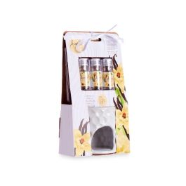 Acorde Set Quemador Aceite Esencial Vainilla 3x5ml Blanco Cerámica Dimensiones: 11x19.8x6.5 cm (Set de 12)