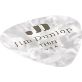 Dunlop Pack 12 Púas Genuine Celluloid Thin Blanco Perlado Precio: 5.50000055. SKU: B1CLT3ZBAY