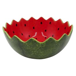 Bol Moderno DKD Home Decor Verde Rojo 23 x 9 x 23 cm (2 Unidades) Precio: 38.78999971. SKU: B18R5RPTRB