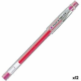 Bolígrafo de gel Pilot G-TEC C4 Rosa 0,2 mm (12 Unidades)