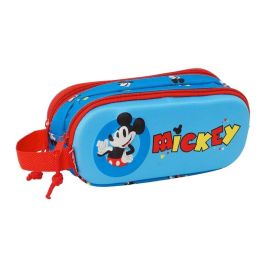 Safta Portatodo Doble 3D Mickey Mouse 21x8x6 cm