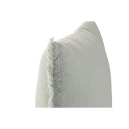 DKD Home Decor Cojín Boho Verde Menta de Algodón 45 x 45 cm (2 Unidades) con Cremallera