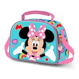 Karactermania Bolsa Portamerienda 3D Minnie Mouse Greet Turquesa Isotérmica con Asa Bandolera y Cinta para Carrito 25,5 x10 x20 cm Precio: 16.00104. SKU: B1DN4VVB4A