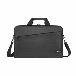 NATEC Beira Maletín para Portátil 15.6" (39.6 cm) Negro con Asa de Transporte y Bandolera