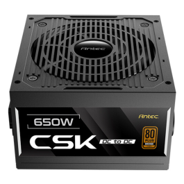 Antec CSK650DC EC - Fuente de Alimentación 650W 80 PLUS Bronze ATX, PFC Activo, Protecciones Eléctricas, Ventilador 120mm, PC Gaming y Sobremesa Precio: 74.50000008. SKU: B18XCNDRVA