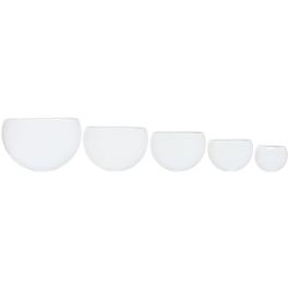 Macetero Scandi DKD Home Decor Blanco 24 x 36 x 54 cm Set de 5 Macetero Scandi DKD Home Decor Blanco 24 x 36 x 54 cm Set de 5
