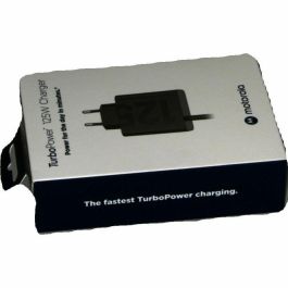 Motorola Cargador Rápido TurboPower 125W Universal USB-C con Tecnología GaN y Protección de Sobrecarga para Smartphones, Tablets y Portátiles, Negro.