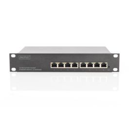 Digitus Switch Gigabit Managed L2+ de 8 puertos 10/100/1000 Mbps Negro para rack y pared