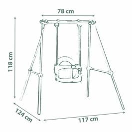 Columpio Smoby Baby Life 118 x 117 cm Columpio Smoby Baby Life 118 x 117 cm