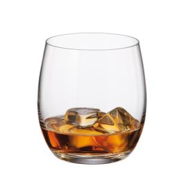 Bohemia Set de 6 Vasos de Cristal, Colección Clara, 410 cc (4 Cajas)