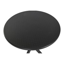 Mesa Terraza Y Jardin DKD Home Decor Negro 80 x 75 x 80 cm Mesa Terraza Y Jardin DKD Home Decor Negro 80 x 75 x 80 cm