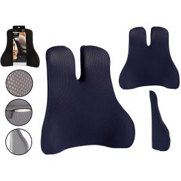 Cojín Espuma Memoria Lumbar Arte Regal 47x14x47 cm - Azul, Gris, Negro (6 Unidades) Precio: 158.6899996. SKU: S3609906