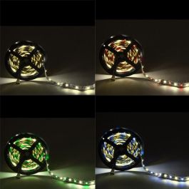 Tira de 300 LEDs 60W 3.402Lm 3000ºK SMD5050 24VDC IP20 RGB+Blanco Cálido x5M 40.000H [CA-5050-60-24-IP20-RGB-WW]-Blanco Cálido Precio: 25.4999998. SKU: B1HNEPT9WA