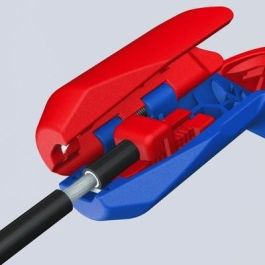 Knipex 16 95 03 SB ErgoStrip PV Herramienta Abmantelamiento Pelacables de 0.2-4 mm Azul/Rojo 135mm