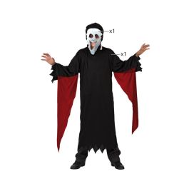 Disfraz Asesino Niño Halloween Mangas Rojas 5-6 Años - Túnica y Capucha