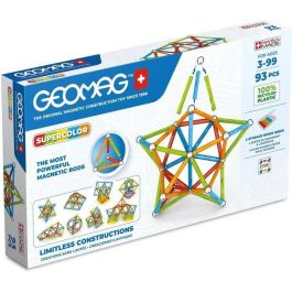 Geomag GEO0871772003854 - Juego de Construcción Magnético Supercolor 93 Piezas - A partir de 3 Años