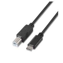 Aisens Cable USB 2.0 de Impresora 3A Tipo USB-C Macho a B Macho Negro 1.0M Precio: 2.50000036. SKU: B14E7WPYZ5