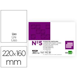 Ficha Liderpapel Lisa Nº5 160x220 mm Paquete De 100 180 gr Precio: 5.4449996128. SKU: B15LWXV6NK