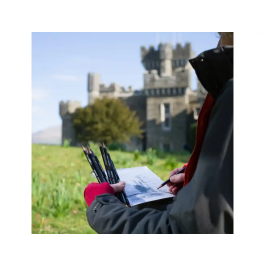 Derwent Lápices de Grafito Caja Metálica 12 Unidades Durezas Surtidas