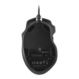Sharkoon Shark Force 3 Ratón Gaming Óptico USB 8 Botones 12800 DPI Negro