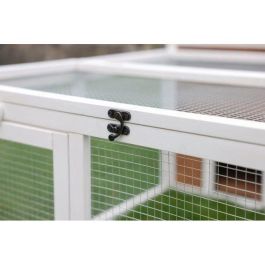 Kerbl KER4018653388709 Recinto Exterior para Animales Pequeños 132x102x59cm con Caseta Integrada y Malla Metálica Kerbl KER4018653388709 Recinto Exterior para Animales Pequeños 132x102x59cm con Caseta Integrada y Malla Metálica