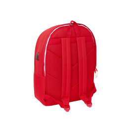 Mochila para Portátil y Tablet con Salida USB Sevilla Fútbol Club Rojo 31 x 44 x 18 cm