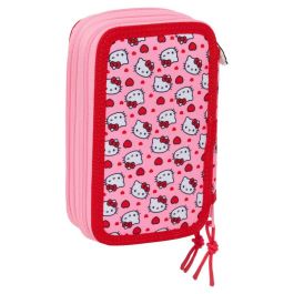 Safta Plumier Escolar Triple Cremallera 37 Piezas Hello Kitty 195x55x125 mm