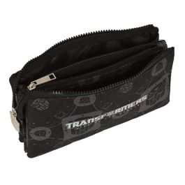 Portatodo Triple Transformers Negro 22 x 12 x 3 cm Portatodo Triple Transformers Negro 22 x 12 x 3 cm