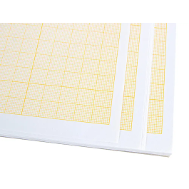 Liderpapel Papel Dibujo Milimetrado Din A4 210x297mm 80g/m2 Pack 10 Hojas