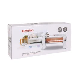 Basic Home Calefactor Eléctrico 600W-1200W, 13x23x53 cm (4 Unidades)